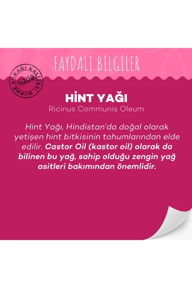 GURME SOKAĞI Hint Yağı 50 ml - Resim 3