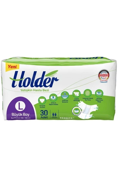 Holder Yetişkin Hasta Bezi Büyük Boy ( Large ) 30 Adet ürün görseli 1
