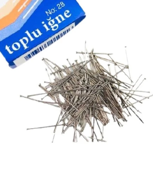 Toplu iğne 28 mm 20 gr Ofis, Düğün, Eşarp iğnesi - 1 Paket ürün görseli 1