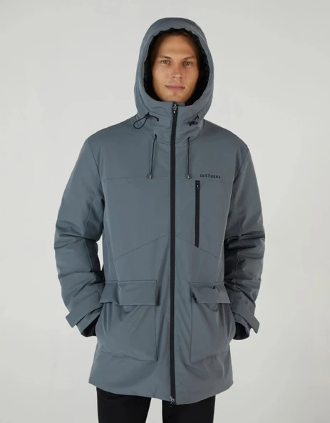 Skechers M Outerwear Coated Jacket S242049 Erkek Günlük Mont ürün görseli 1