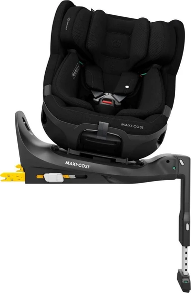 Maxi-Cosi Emerald 360 Pro I-Size Dünyanın İlk Kızaklı, Araç Dışına Çıkabilen İsofix'li 360 Dönebilir Yatabilir 0-36 kg Bebek Oto Koltuğu Authentic Black ürün görseli 1