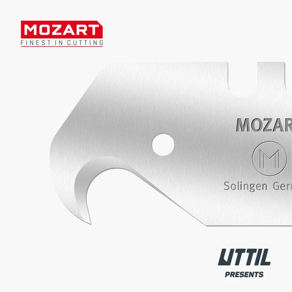 Mozart Blades 110.065 51 mm Kanca Bıçak 100 Adet Yedek Bıçak ürün görseli 1