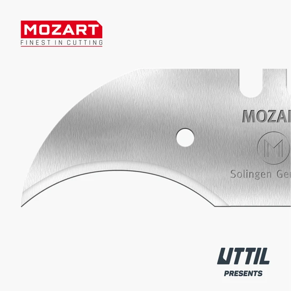 Mozart Blades 160.065 Yarım Ay (Konkav) 100 Adet Yedek Bıçak ürün görseli 1