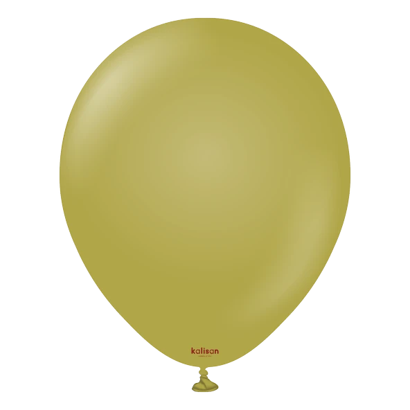 Retro Zerdeçal Pastel Balon 5 li ürün görseli 1