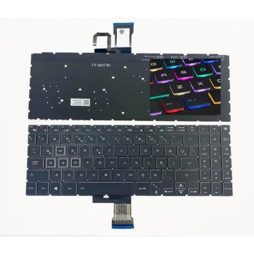 Nion Casper Excalibur G911.1390-DX70A-C Notebook Klavye (Siyah Rgb aydınlatmalı TR) ürün görseli 1