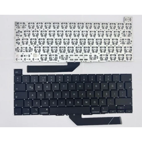 Nion Apple MacBook Pro A2141 2019 16 inch Notebook Klavye (Siyah TR Büyük Enter) ürün görseli 1