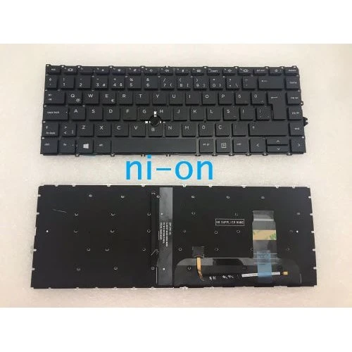 Nion Hp 8PZ97AV 1J6E1EA Notebook Klavye (Siyah Aydınlatmalı TR) ürün görseli 1