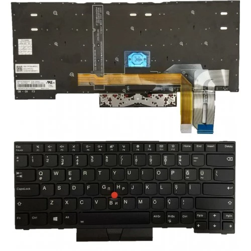 Nion Lenovo Thinkpad L390 Yoga 20NT 20NU Notebook Klavye (Siyah Aydınlatmalı TR) ürün görseli 1