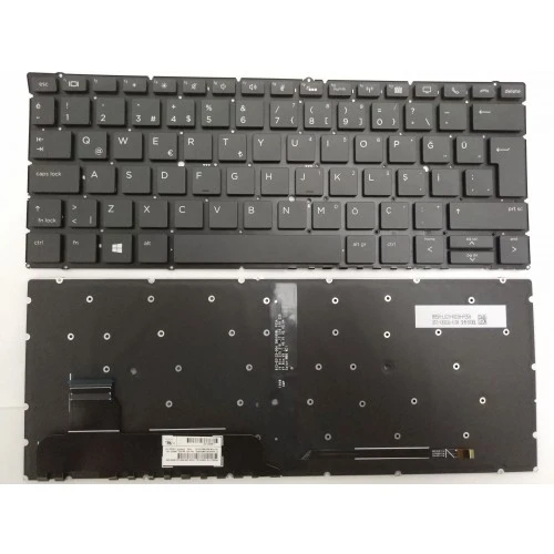 Nion Hp 6XD39EA EliteBook x360 830 G6 Notebook Klavye (Siyah Aydınlatmalı TR Sadece x360 serisi için) ürün görseli 1