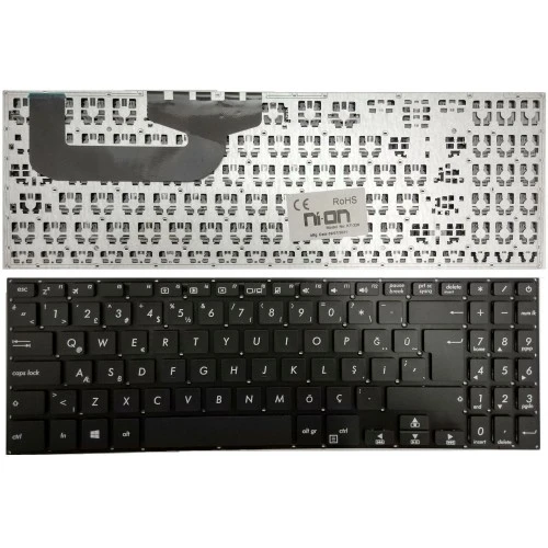 Nion Asus X570 A570 X570ZD YX570ZD Notebook Klavye (Siyah TR) ürün görseli 1