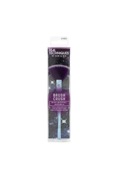 Real Techniques Aydınlatıcı Fırçası - Brush Crush 304 Fan -018028 ürün görseli 1