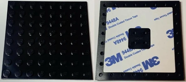 Lego 6395750 Plate, Modified 8 x 8 with Double-Sided Adhesive Tape on Back ürün görseli 1