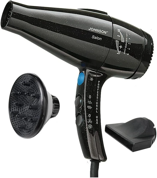 Johnson 4500 Profesyonel 2200W Saç Kurutma Makinesi + Difüzör ürün görseli 1
