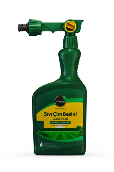 Petroturk Kullanımı Kolay Sıvı Çim Besini Quick Feed 2si bir arada Besleme ve Sulama ürün görseli 1
