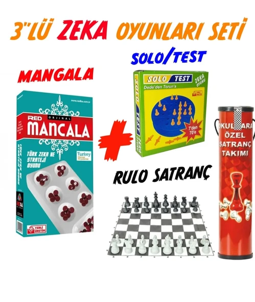 SATRANÇ & SOLO TEST & MANGALA ürün görseli 1