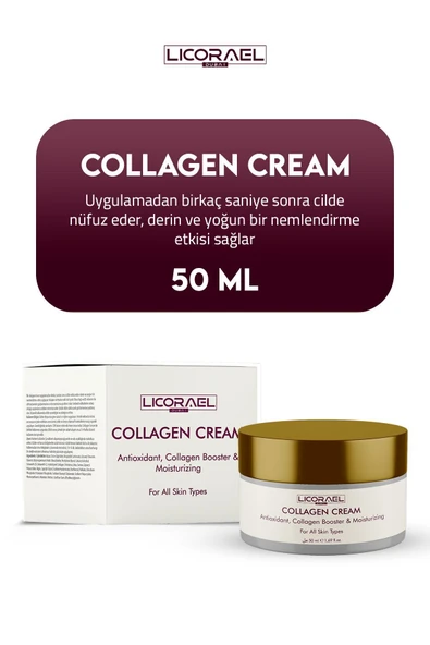 Collagen Cream Kırışıklık Karşıtı Günlük Bakım Kremi 50ml ürün görseli 1