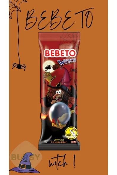 BEBETO Witch(Cadı Tırnağı) Yumuşak Şeker & Oyuncak (24 Adet) ürün görseli 1