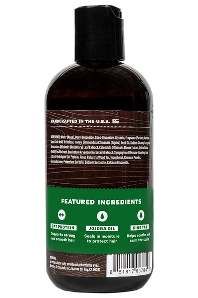 Dr.Squatch Men's Pine Tar Şampuan 236ML - Resim 2