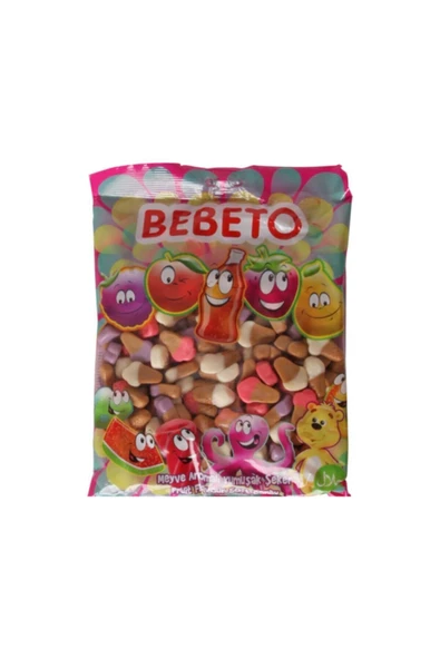 BEBETO Jelıbon 1kg Dondurma Meyve Aromali Helal Jelibon Yumusak Seker ürün görseli 1