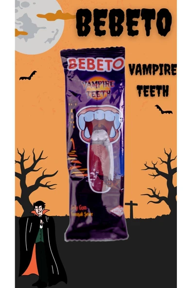 BEBETO Vampire Teeth Jelibon (24 adet) ürün görseli 1