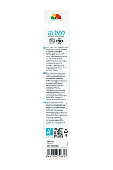 Glimo Ortodontik Diş Fırçası 4000+ Soft ürün görseli 1