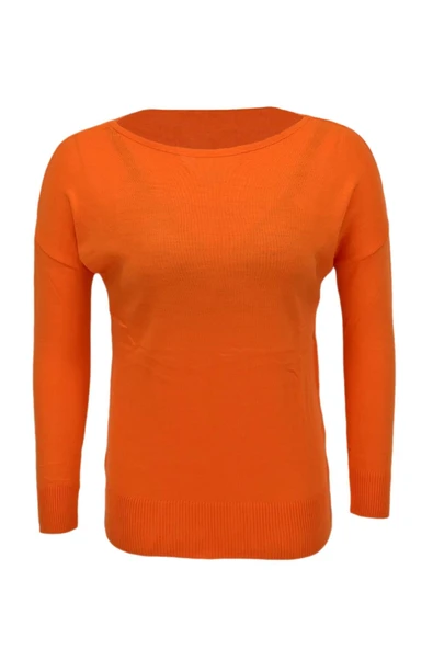 Kadın Kayık Yaka Spor Kazak 12489 BGL-ST04098 ürün görseli 1