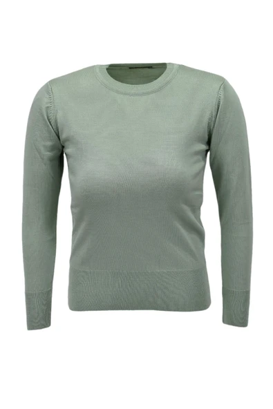Kadın Sıfır Yaka Spor Kazak BGL-ST04085 ürün görseli 1