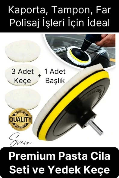 Premium Pasta Cila Seti Araba Çizik Giderici Partlatma Süngeri Araç Parlatıcı Kaporta Tampon Polisaj ürün görseli 1