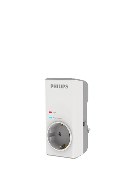 Philips CHP7010W/10 Tekli Akım Koruma Priz ürün görseli 1