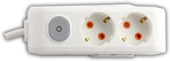 Viko Multı-Let Vm23ANH 2li 3mt Anahtarlı  Kablolu (90117203) ürün görseli 1
