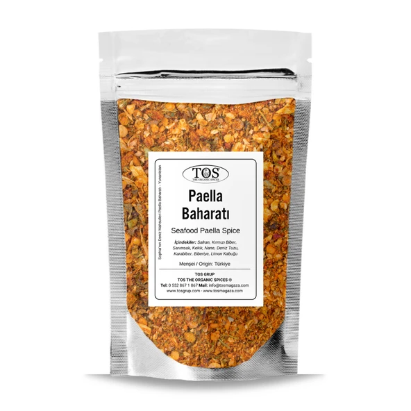 Sophia'nın Deniz Mahsulleri Paella Baharatı 100 gr Sophia’s Seafood Paella Seasoning ürün görseli 1