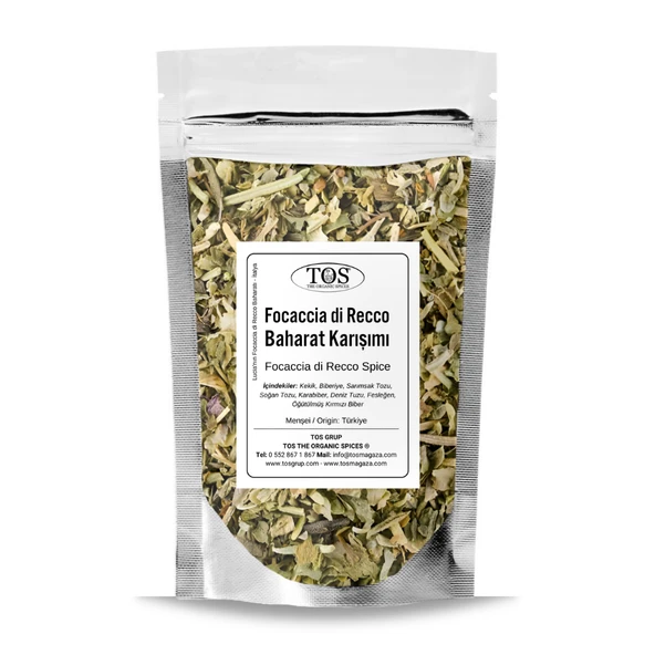 Lucia'nın Focaccia di Recco Baharatı 500 gr Lucia’s Focaccia di Recco Seasoning ürün görseli 1