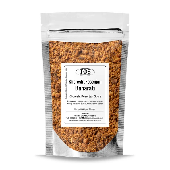 Soraya'nın Khoresht-e Fesenjan Baharatı 250 gr Soraya's Khoresht-e Fesenjan Seasoning ürün görseli 1