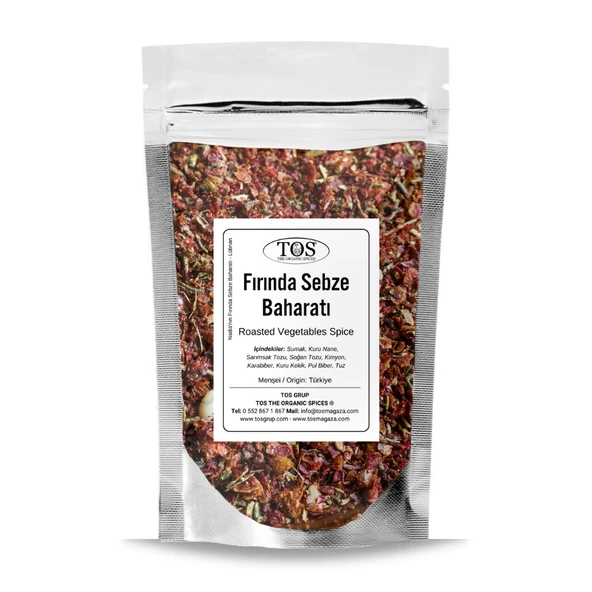Nadia'nın Fırında Sebze Baharatı 100 gr Nadia’s Roasted Vegetables Seasoning ürün görseli 1