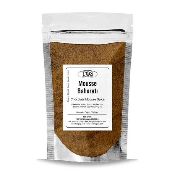 Clara'nın Çikolatalı Mousse Baharatı 500 gr Clara’s Chocolate Mousse Seasoning ürün görseli 1