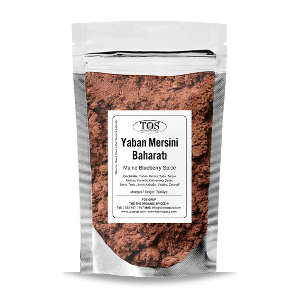 Allison'ın Maine Mavi Yaban Mersini Baharatı 100 gr Allison's Maine Blueberry Spice ürün görseli 1