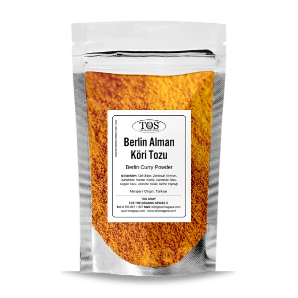 Mia'nın Berlin Alman Köri Tozu 250 gr Mia's Berlin German Curry Powder ürün görseli 1