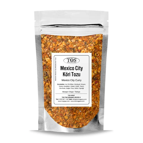 Maria'nın Mexico City Meksika Köri Tozu 250 gr Maria's Mexico City Mexican Curry Powder ürün görseli 1