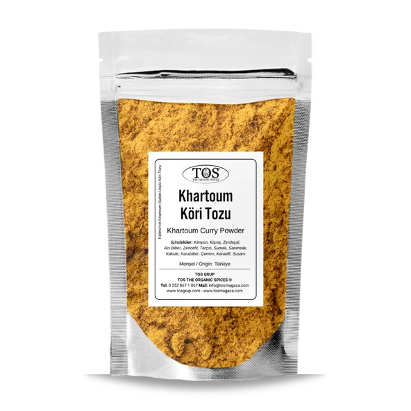 Fatima'nın Khartoum Sudan Usulü Köri Tozu 500 gr Fatima's Khartoum Sudanese-Style Curry Powder ürün görseli 1