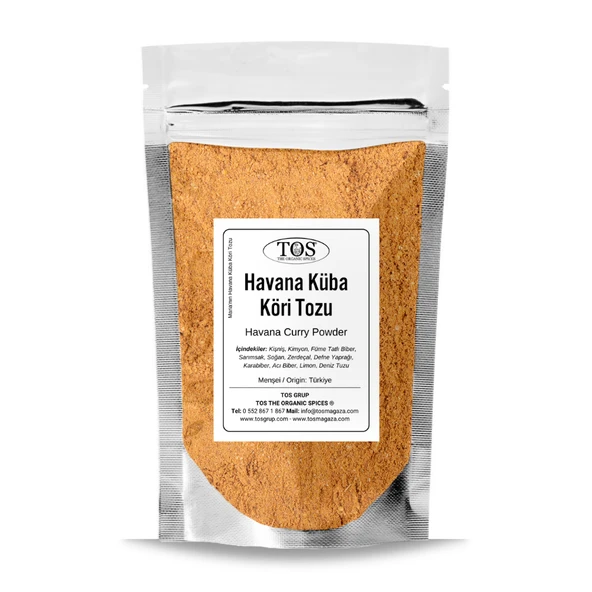 Maria'nın Havana Küba Köri Tozu 250 gr Maria's Havana Cuban Curry Powder ürün görseli 1