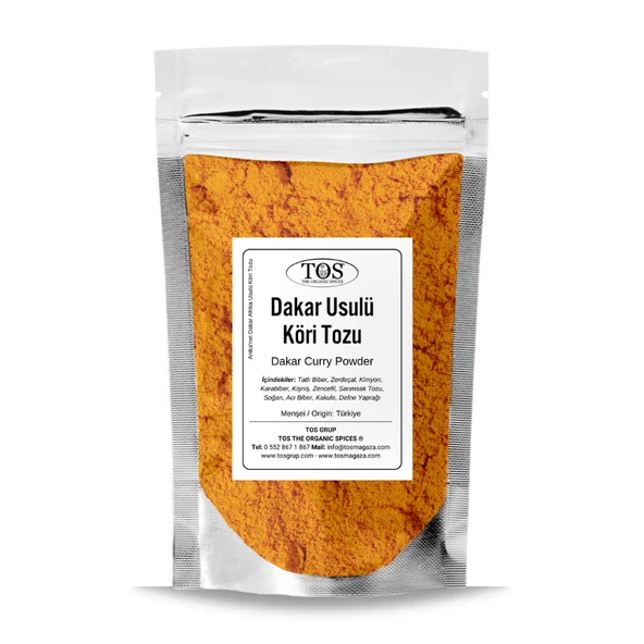 Anika'nın Dakar Afrika Usulü Köri Tozu 500 gr Anika's Dakar African-Style Curry Powder ürün görseli 1