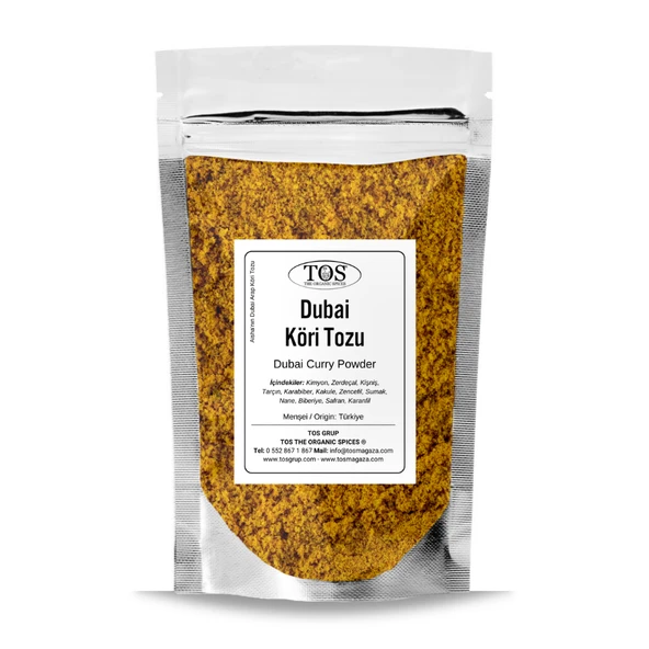 Aisha'nın Dubai Arap Köri Tozu 100 gr Aisha's Dubai Arabian Curry Powder ürün görseli 1