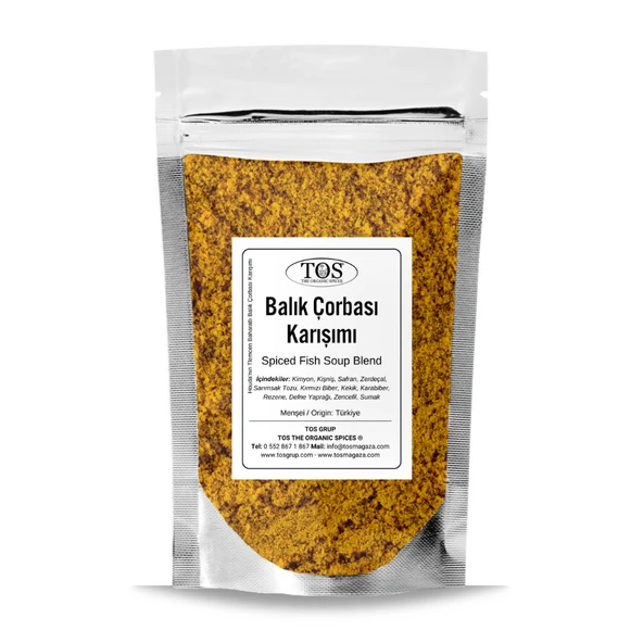 Houda'nın Tlemcen Baharatlı Balık Çorbası Karışımı 250 gr Houda's Tlemcen Spiced Fish Soup Blend ürün görseli 1