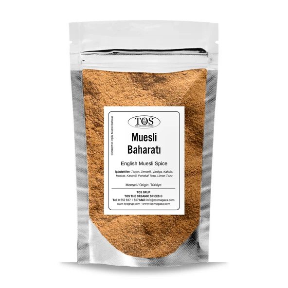 Elizabeth’in İngiliz Muesli Baharatı 100 gr Elizabeth’s English Muesli Spice ürün görseli 1