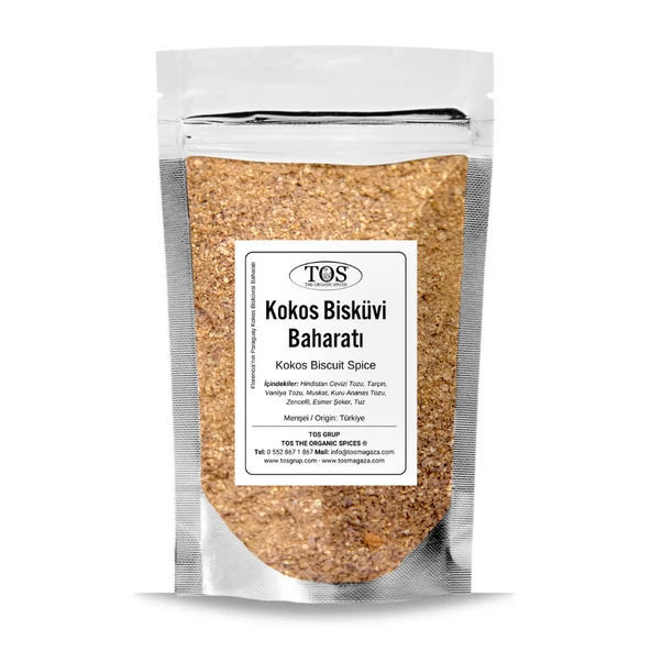 Florencia’nın Paraguay Kokos Bisküvisi Baharatı 250 gr Florencia’s Paraguayan Kokos Biscuit Spice ürün görseli 1