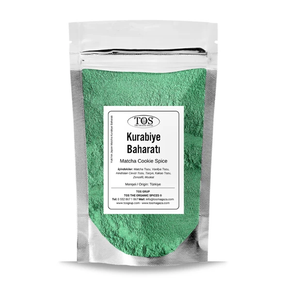 Yuki’nin Japon Matcha Kurabiye Baharatı 250 gr Yuki’s Japanese Matcha Cookie Spice ürün görseli 1