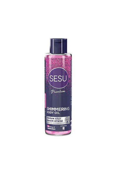Sesu Simli Cilt Bakım Yağı 150 ml ürün görseli 1