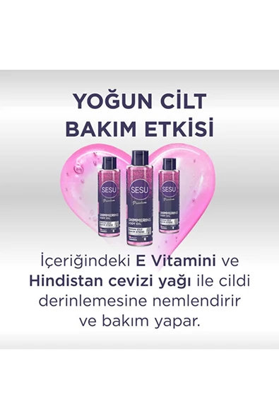 Sesu Simli Cilt Bakım Yağı 150 ml - Resim 2
