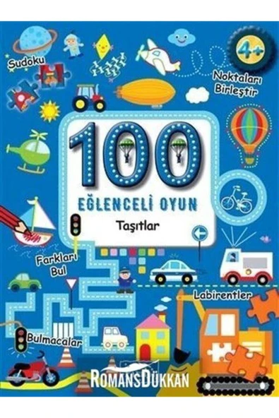 100 Eğlenceli Oyun - Taşıtlar - Boyama ürün görseli 1