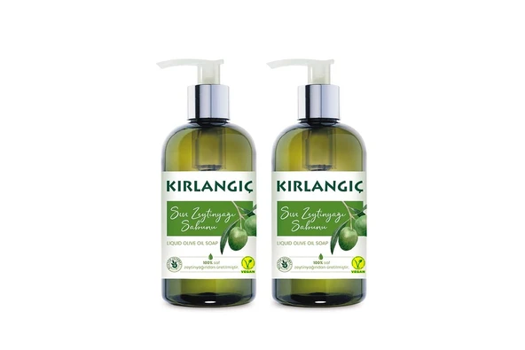 Kırlangıç 400 Ml Zeytinyağlı Vegan Sıvı Sabun x 2 Adet ürün görseli 1